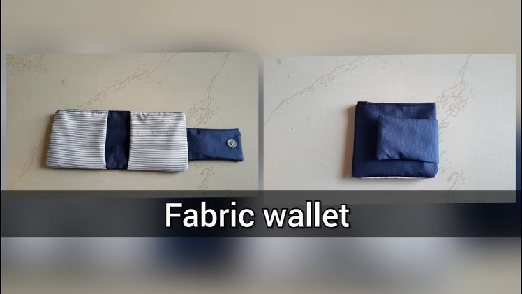 How to make a fabric wallet