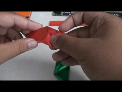 How to make a origami transforming 4 sided ninja star to 8