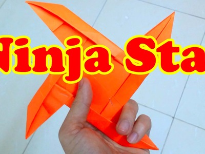 How To Make a Paper Ninja Star 4 Pointed | Origami