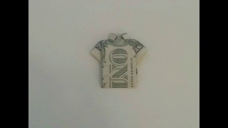 How to Make an Origami Dollar Bill T-Shirt - Origami