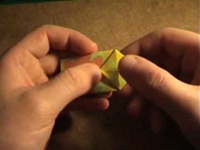 How to make an origami moving lizard 1.2- Come fare una lucerola snodabile 1.2