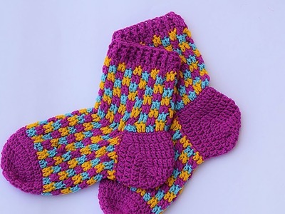 How to make crochet socks #crochet #socks  Majovel crochet