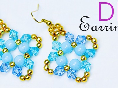 How to make earrings at home | DIY earrings | jewelry making | Beads art