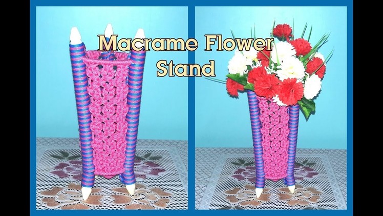 How To Make Macrame Flower Stand (New)