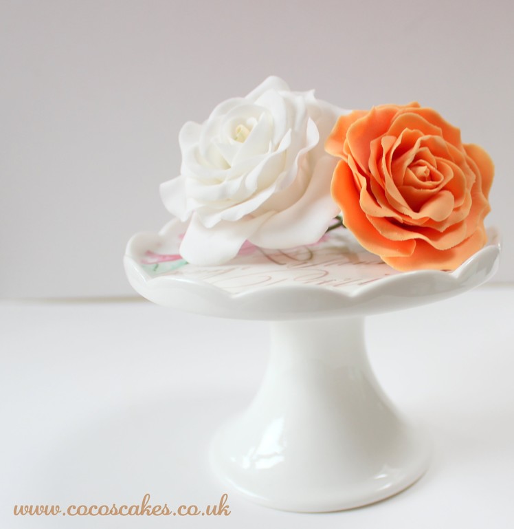 How to Make Spring Roses Tutorial (by Guest Blogger - Dhruti Patel of Coco's Cakes)