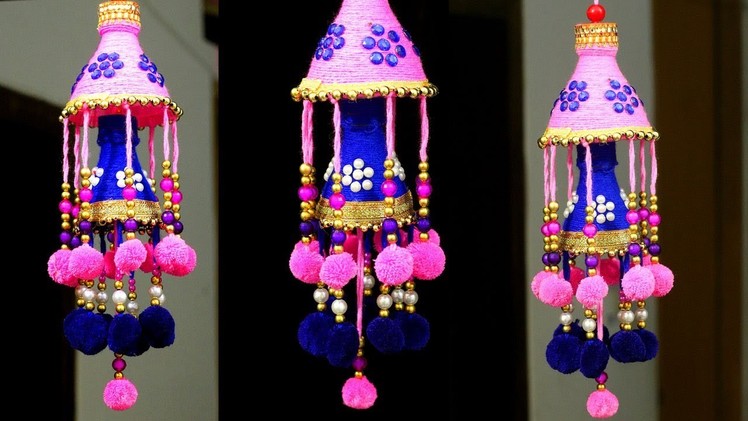 How to Make Wind Chime.Wall Hanging at Home | DIY Room Decor | Jhumar Craft from Wool