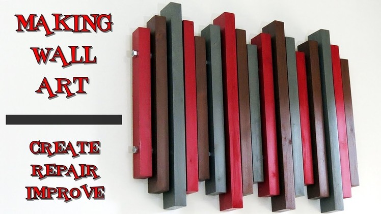 How to Make Wood Wall Art From 2x4s
