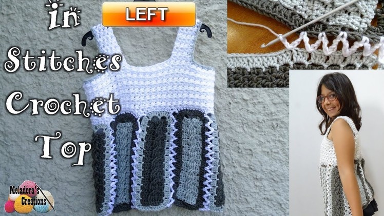 In Stitches Crochet Top - Left Handed Crochet Tutorial