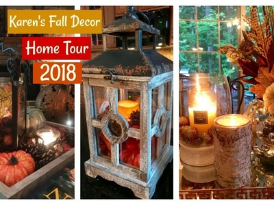 Karen's Fall.Autumn Decor Home Tour 2018 | Fall Home & Lifestyle | The2Orchids