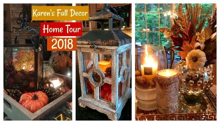 Karen's Fall.Autumn Decor Home Tour 2018 | Fall Home & Lifestyle | The2Orchids