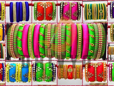 Latest silk thread bangles collections | designers bangles | #diy | #111