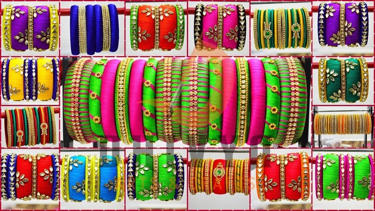 Latest silk thread bangles collections | designers bangles | #diy | #111