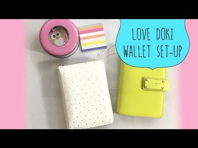 My Love Doki Wallet set up