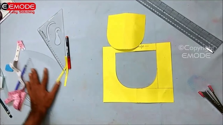 Neck design cutting and stitching for beginners in hindi.Tips and Tricks