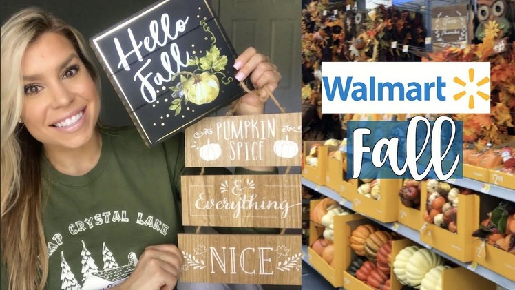 NEW FALL DECOR WALMART | SHOP WITH ME + HAUL | CHIC ON THE CHEAP