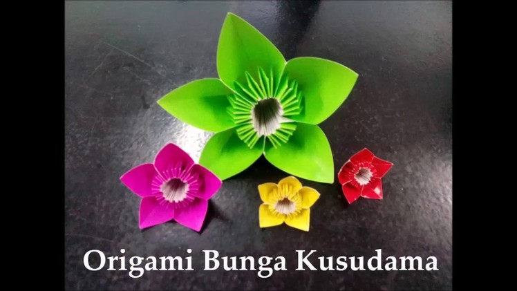 Origami Bunga Kusudama