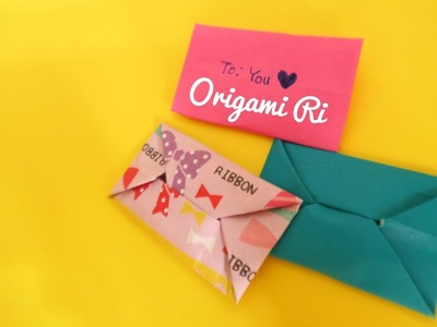 Origami Envelope (type 2) 信封 摺紙教學