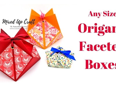 Origami Gift Box | Faceted Gift Box