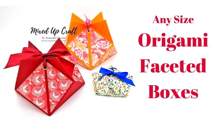 Origami Gift Box | Faceted Gift Box