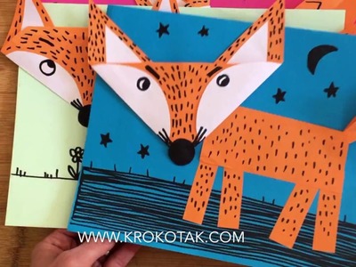 Paper fox craft