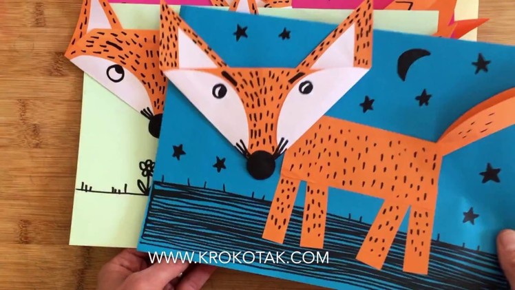 Paper fox craft