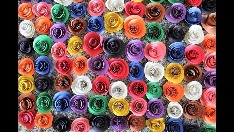 Paper Roses Backdrop DIY | How To