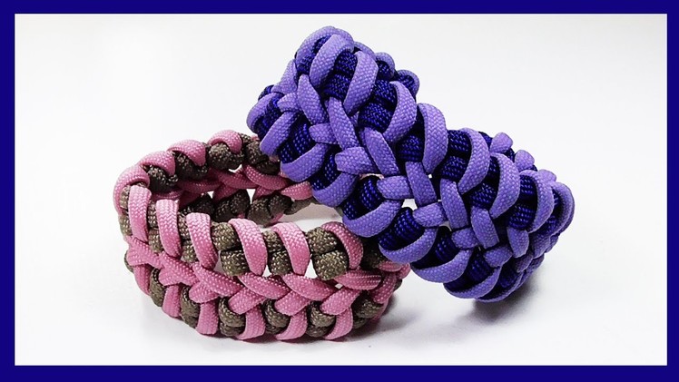 Paracord Bracelet: "The Rib Cage" Bracelet Design Without Buckle