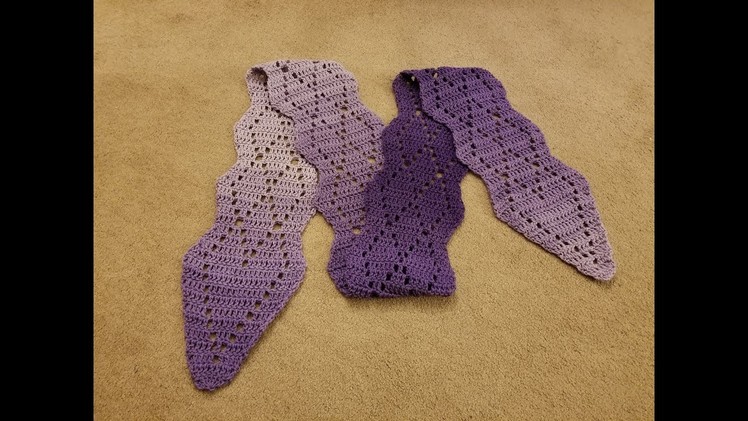 Part 1 - The Argyle Scarf Crochet Tutorial!