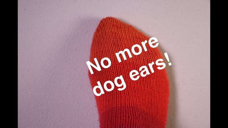 Preventing Dog Ears in Grafted Sock Toes. Technique Tuesday