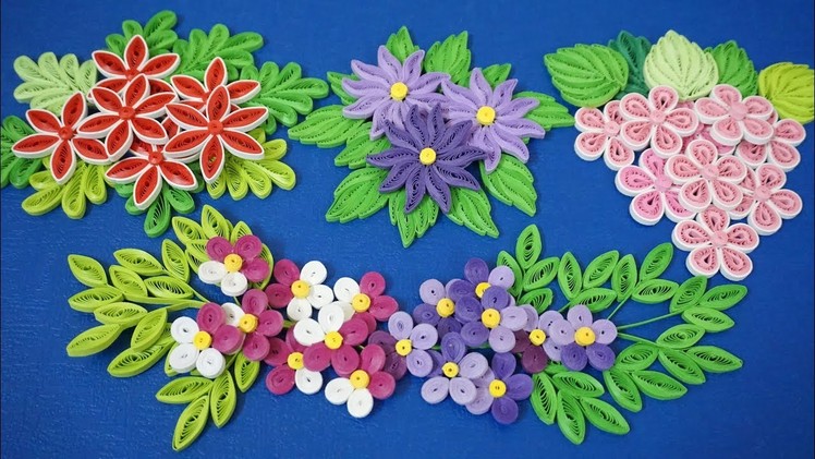 Quilling Basic Flower Tutorial  For Beginner DIY Paper Flower Home Decoration