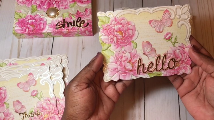 Saturday Morning Crafts #1 Altered Card Boxes & Anna Griffin Mother's Day Cards