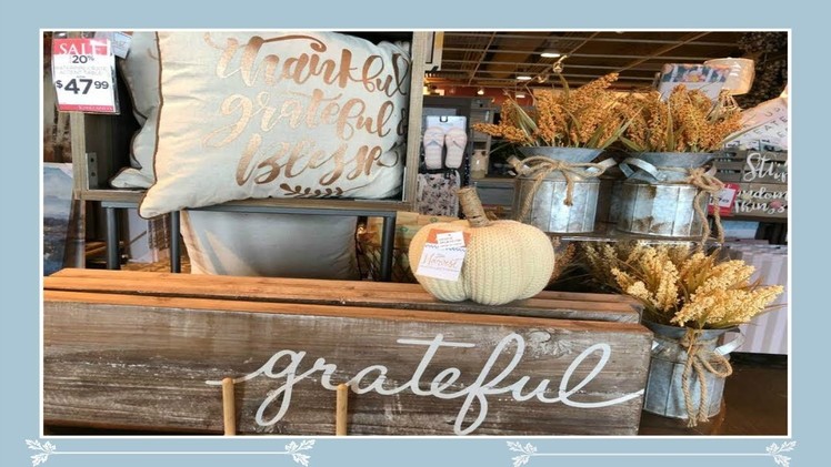 Shop With Me At Kirkland's! Fall.Autumn Home Decor 2018