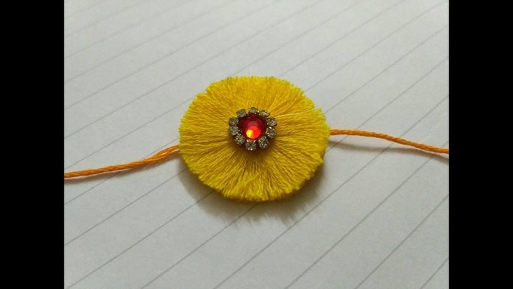 Silk thread handmade designer rakhi