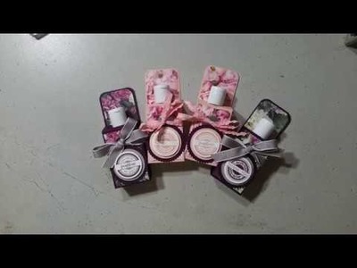 Stampin Up! Hand Sanitizer Gift packs Stamping with DonnaG!