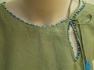 Stylish And Easy Neck Design Cutting And Stitching