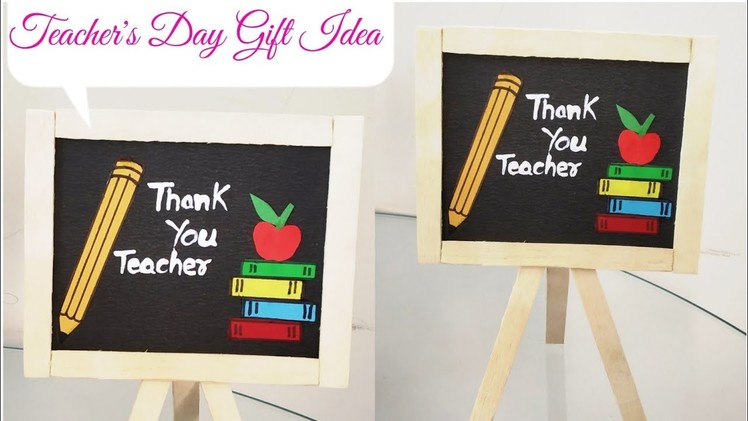 Teacher's Day Gift Idea.Blackboard Card Making for Teacher's Day.Quick & Easy Craft For Teachers Day