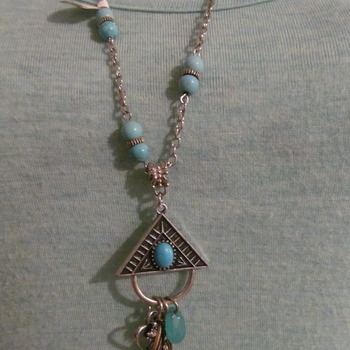 Turquoise Gemstone  bead Necklace