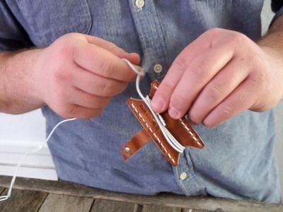 Using the No.38 | Leather Cord Keeper