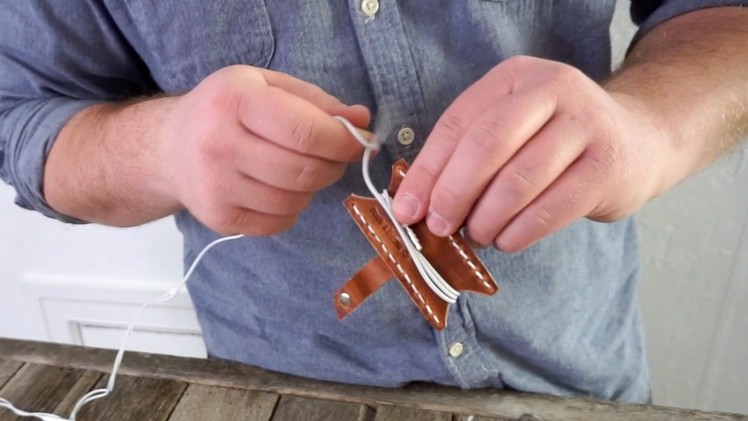 Using the No.38 | Leather Cord Keeper