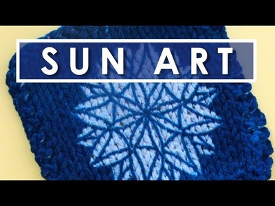 YARN DYEING CYANOTYPE Summer Knit Series