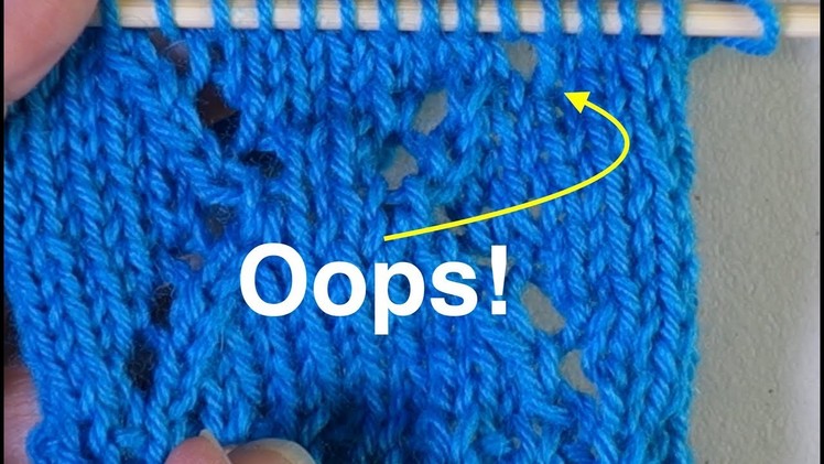 Yarn Over Fixes. Technique Tuesday