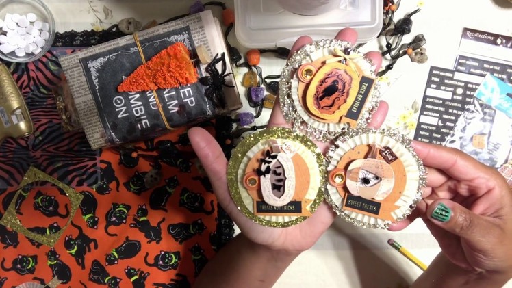 #1. Halloween????Craft Series 2018 - Pumpkin Cupcake Liner Embellishments
