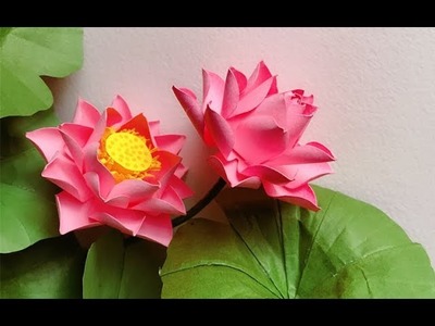 ABC TV | How To Make Lotus Paper Flower With Shape Punch - Craft Tutorial