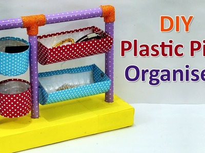 Beautiful DIY Multipurpose Organizer | Easy Best Out of Waste Craft from Plastic Bottles