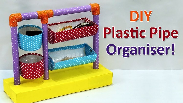 Beautiful DIY Multipurpose Organizer | Easy Best Out of Waste Craft from Plastic Bottles