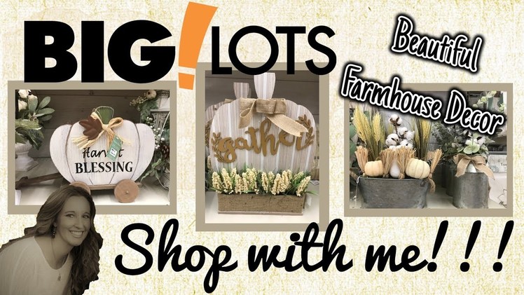 BIG ! LOTS Shop with Me | BEAUTIFUL Farmhouse Decor | Harvest Decor
