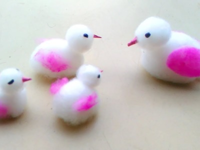 Bird with little babies. Gk craft