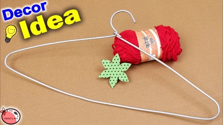Cloth Hanger Craft Idea | DIY Multi Purpose Wall Organizer | Best Way to Save Space | Handmade Craft