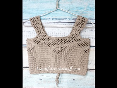 Crochet Crop Top Forever 21 Style - I Part