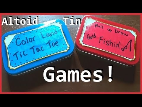 DIY Altoid Tin Games ---Upcycle Craft Project!